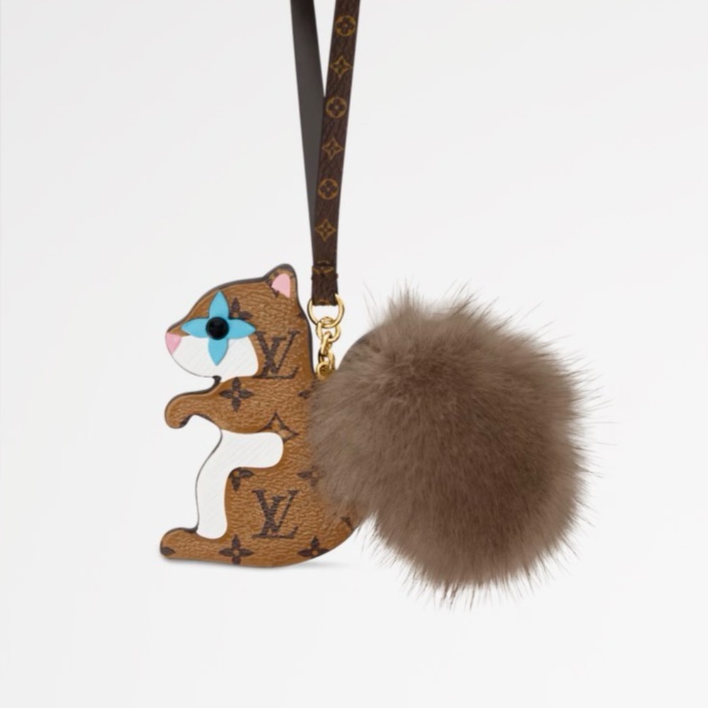 Louis Vuitton Mink Squirrel charm 2025 BNIB M03218